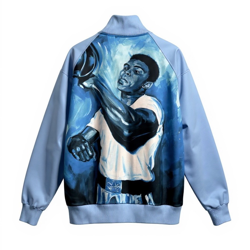 Adidas Limited Edition Muhammad Ali x Eric Bailey Track Jacket Men’s Size XXL